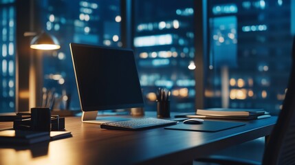 Professional business background featuring modern office elements, clean lines, and neutral color palette for corporate presentations, business reports, and creative business projects with a sleek, mi