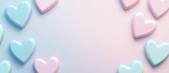 Obraz premium ハートの背景画像