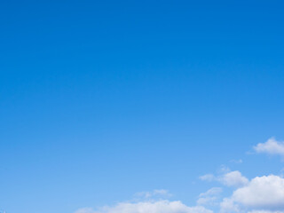 冬の青空と白い雲84