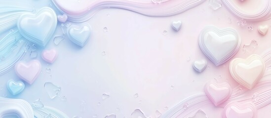 ハートの背景画像