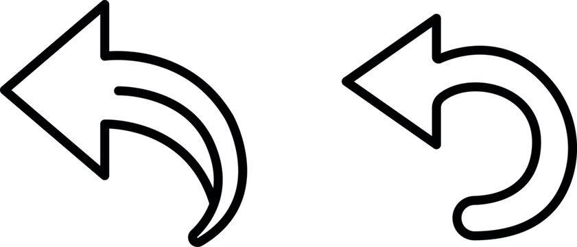 "Undo Icon for Reversible Actions in Applications and Software"