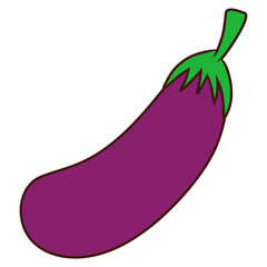 eggplant vegetable illustration