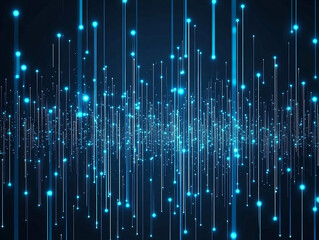 The future of digital design featuring glowing particles and advanced visual techniques