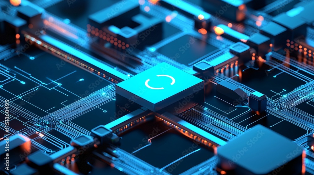Poster doctors sharing encrypted health data via a secure blockchain interface