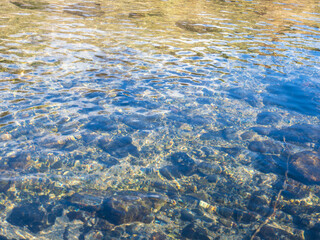 冬の川の流れ22