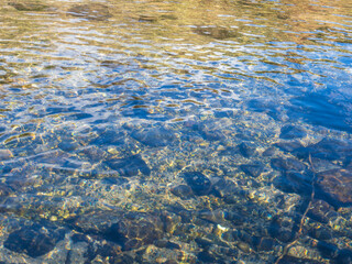 冬の川の流れ21