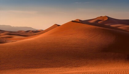 Dunas rojizas que evocan terrenos marcianos