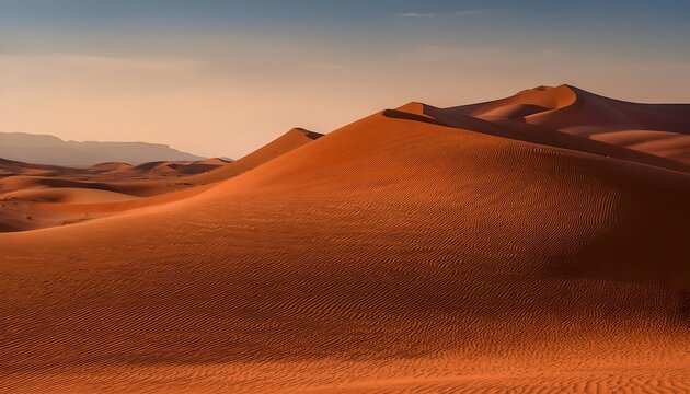 Dunas rojizas que evocan terrenos marcianos
