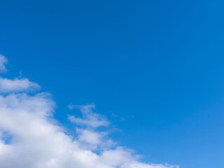 冬の青空と白い雲79