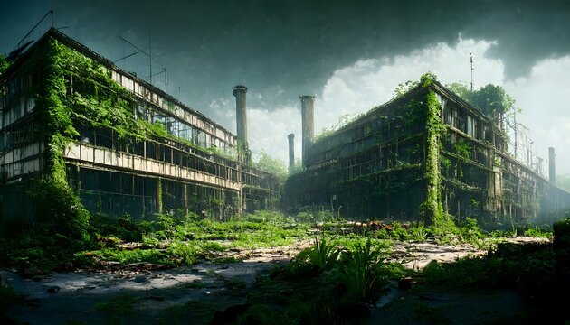 Edificios Desmoronados, lugares con paredes derrumbadas y ventanas rotas