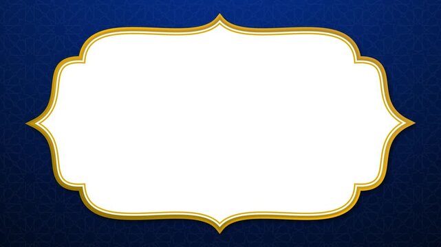 islamic frame abstract geometric pattern arabic background footage video