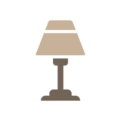 Lamp Icon illustration flat