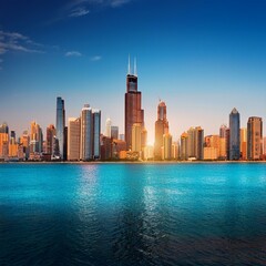 City skyline wallpaper