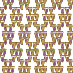 seamless pattern with cups
