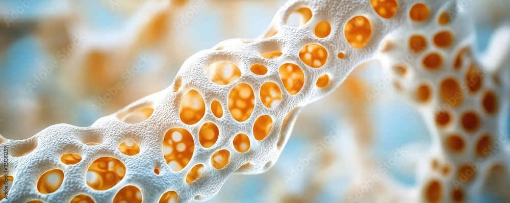 Poster kidney disease idea. close-up of intricate cellular structures with vibrant colors under microscopic
