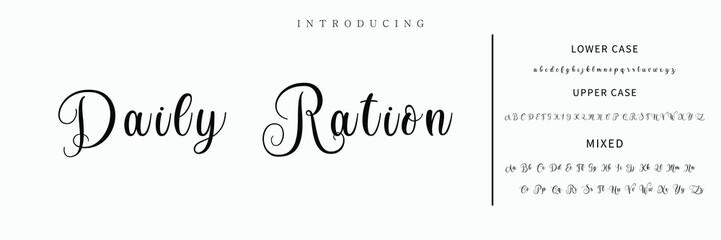 signature Font Calligraphy Logotype Script Brush Font Type Font lettering handwritten