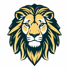 Obraz premium lion logo shape design 