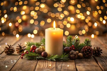 Holiday Candle With Festive Charm. Glow. Candle. Warm. Cozy. Shine.
Candle decor, Christmas glow, holiday ambiance, festive light, seasonal warmth, cozy charm.