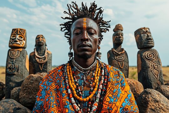 Cultural heritage and spirituality: african art and traditional attire