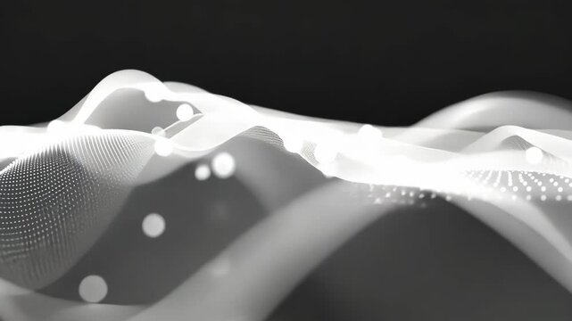 23h glowing network, dots and lines, abstract, black and pic