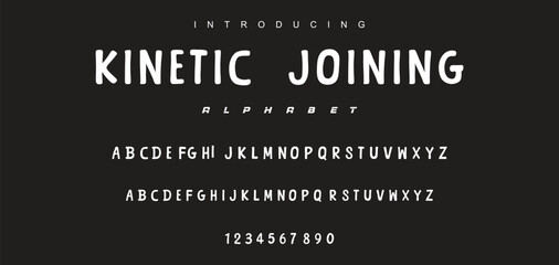 Playful cartoon Font, funky typeface for joyful brings life designs like children's artwork, birthday invitations, playful branding, and carnival typography. Vector typeset