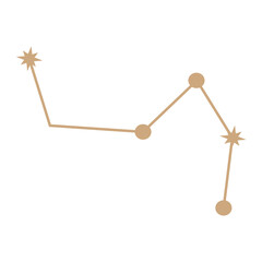 Planner png sticker, aesthetic gold collage element on transparent background