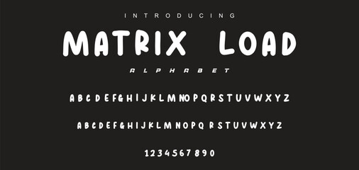 Playful cartoon Font, funky typeface for joyful brings life designs like children's artwork, birthday invitations, playful branding, and carnival typography. Vector typeset