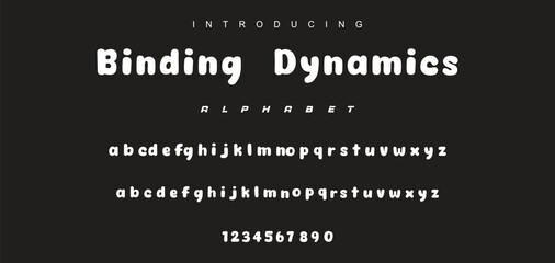 Playful cartoon Font, funky typeface for joyful brings life designs like children's artwork, birthday invitations, playful branding, and carnival typography. Vector typeset