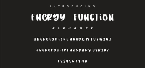 Playful cartoon Font, funky typeface for joyful brings life designs like children's artwork, birthday invitations, playful branding, and carnival typography. Vector typeset