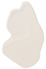Cream color smear element png paint texture