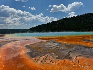 Yellowstone Nationalpark Grand Prismatic Geyser