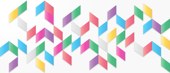 Abstract geometric technological flyer, brochure