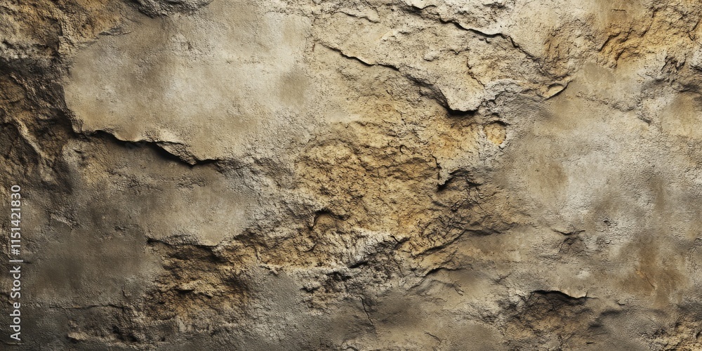 Poster weathered wall texture showcasing the rough texture characteristic of ancient architecture. this rou