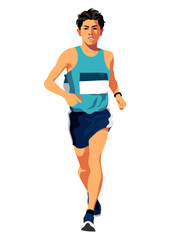 Fototapeta premium マラソンランナー