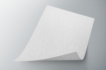 A4 paper png mockup, transparent blank design space
