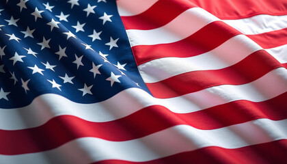 Obraz premium Close-up of the American Flag