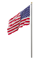 Png flag of USA collage element, transparent background © Rawpixel.com