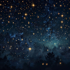 Naklejka premium sky with stars