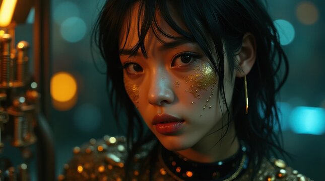 Cyberpunk Character Portrait