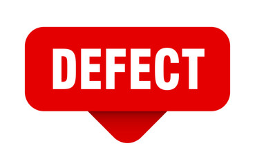 DEFECT banner, button