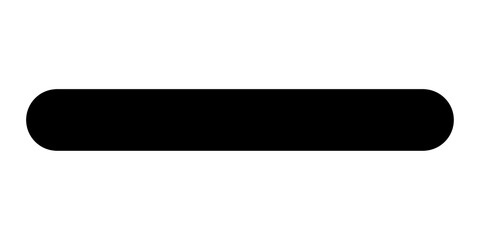 Black rounded rectangle png sticker, transparent background