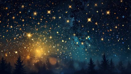 Obraz premium the sky in christmas