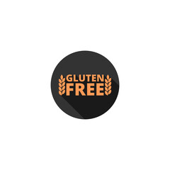 Gluten free icon isolated on transparent background