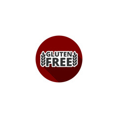 Gluten free icon isolated on transparent background