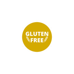 Gluten free icon isolated on transparent background