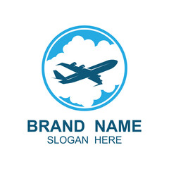 Creative and unique Airplane logo design. logo is suitable for airways industry, travel and brand company