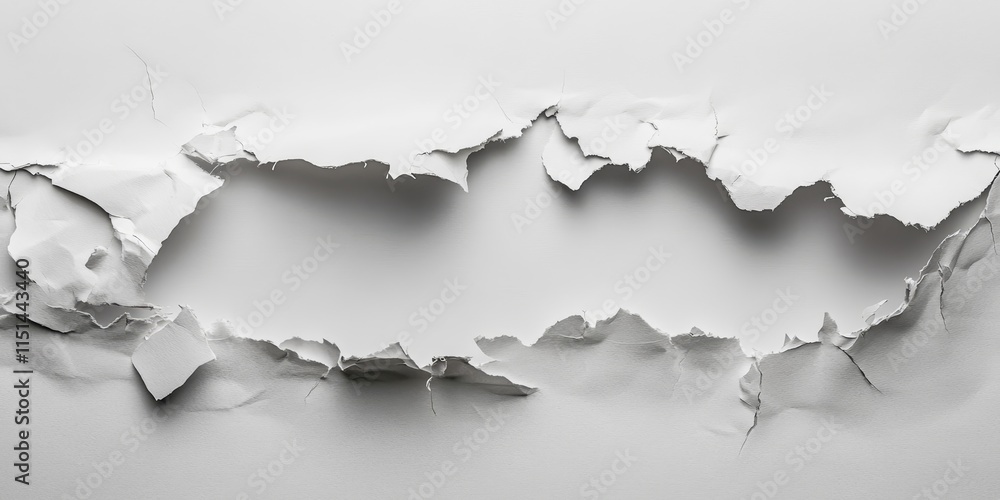 Poster ripped paper background ideal for showcasing various messages a creative ripped paper backdrop that 