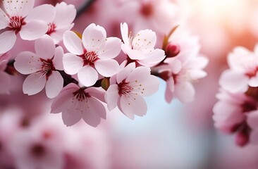 Obraz premium a pink flowered tree with the sky in the background