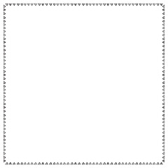 Png boho art tribal doodle sketch frame