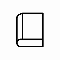 book page read icon vector sign